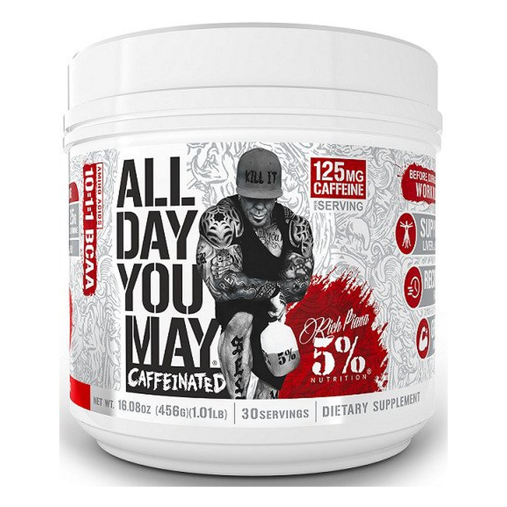 5% Nutrition AllDayYouMay Caffeinated Legendary Series, Słodka herbata 462g