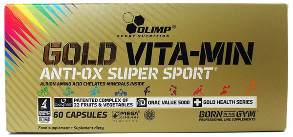 Gold VITA-MIN anti-OX super sport - 60 caps