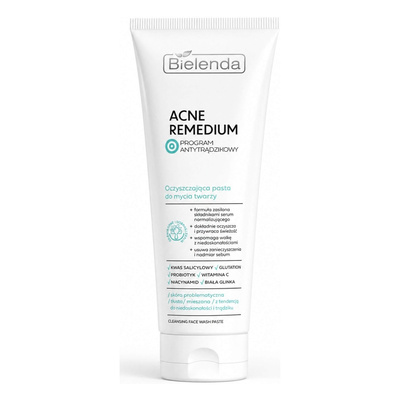 Bielenda Acne Remedium Pasta Do Mycia Twarzy 130g