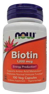 Biotin, 1000mcg - 100 vcaps