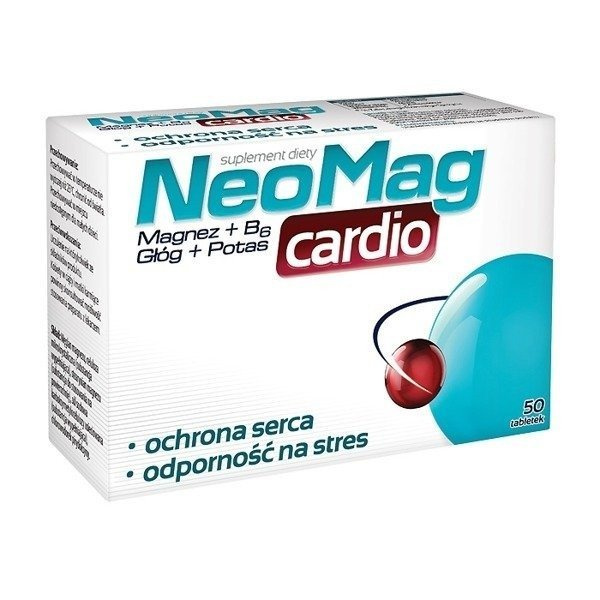 Aflofarm NeoMag Cardio Suplement na Serce i Krążenie 50 Tabletek