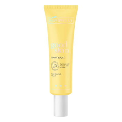 Bielenda Good Skin Glow Boost Rozświetlający Krem z Kwasem Glikolowym Witaminą C i Kwasem Ferulowym 50ml