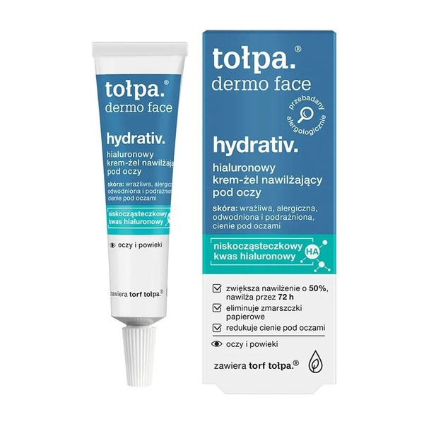 Tolpa Dermo Face Hydrativ Nawilżający krem pod oczy 10ml
