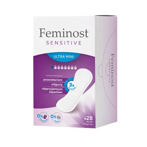 Feminost Sensitive Ultra Mini Wkładki Urologiczne 28 Sztuk