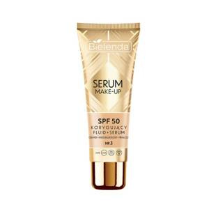 Bielenda Serum Make-Up Korygujący Fluid i Serum SPF50 Nr 3 Sunny Beige 30g