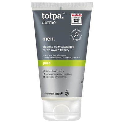 Tolpa Men Peeling do Twarzy z Imbirem Głęboko Oczyszczający 150ml