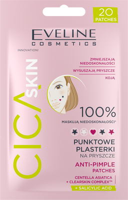 Eveline Cica Skin Anti-Pimple Punktowe Plasterki na Pryszcze 1 szt.
