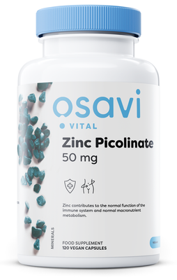 Osavi Pikolinian Cynku 50mg 120 kapsułek wegańskich