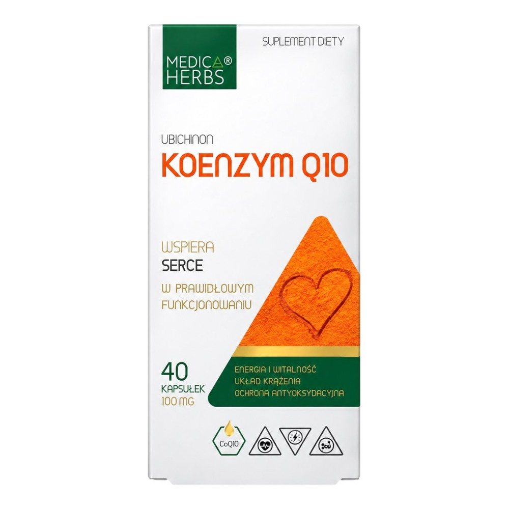 MEDICA HERBS Koenzym Q10 100mg 40 Kapsułek
