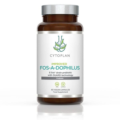 Cytoplan Fos-A-Dophilus Probiotyk Na Zdrowie Jelit dla Osób Powyżej 40 Roku Życia 60 Kapsułek