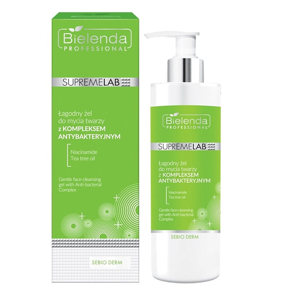 Bielenda Professional Supremelab Sebio Derm Łagodny Żel do Mycia Twarzy 200g
