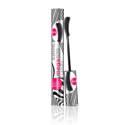 Eveline Mega Size Lashes Zagęszczająca Maskara Tusz do Rzęs 10ml