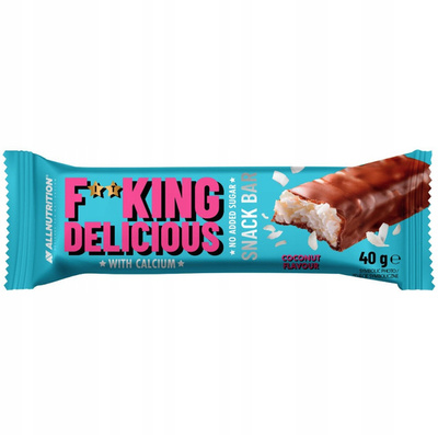 Allnutrition Fitking Delicious Snack Baton Kokosowy w Czekoladzie Mlecznej 40g