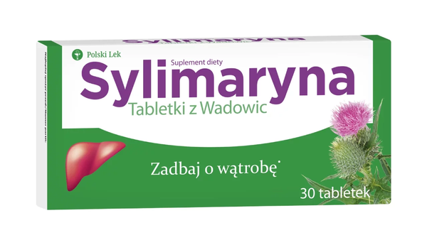 Polski Lek Sylimaryna Tabletki z Wadowic 30 Tabletek