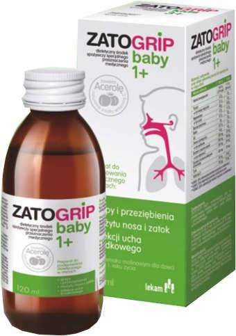 Zatogrip Baby 1+ Syrop na Wsparcie Odporności dla Dzieci 120ml
