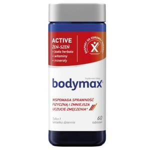 Bodymax Active Wspomaga Sprawność Fizyczną i Zmniejsza Uczucie Zmęczenia 60 Tabletek Best Before 30.04.26
