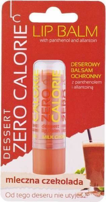 Laura Conti Zero Calorie Deserowy Balsam do Ust Mleczna Czekolada z Pantenolem i Alantoiną 4.8g