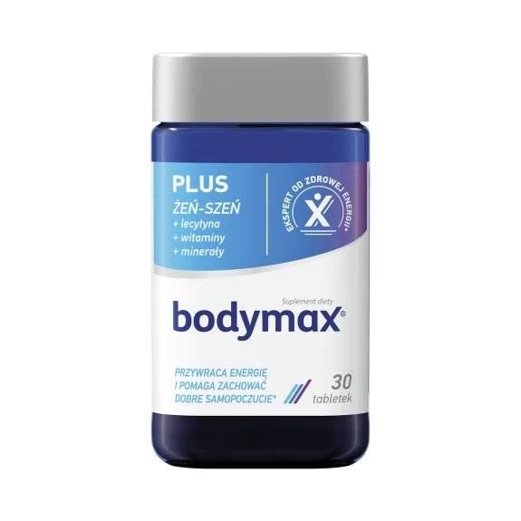 Bodymax Plus Przywraca Energię i Wspomaga Samopoczucie 30 Tabletek