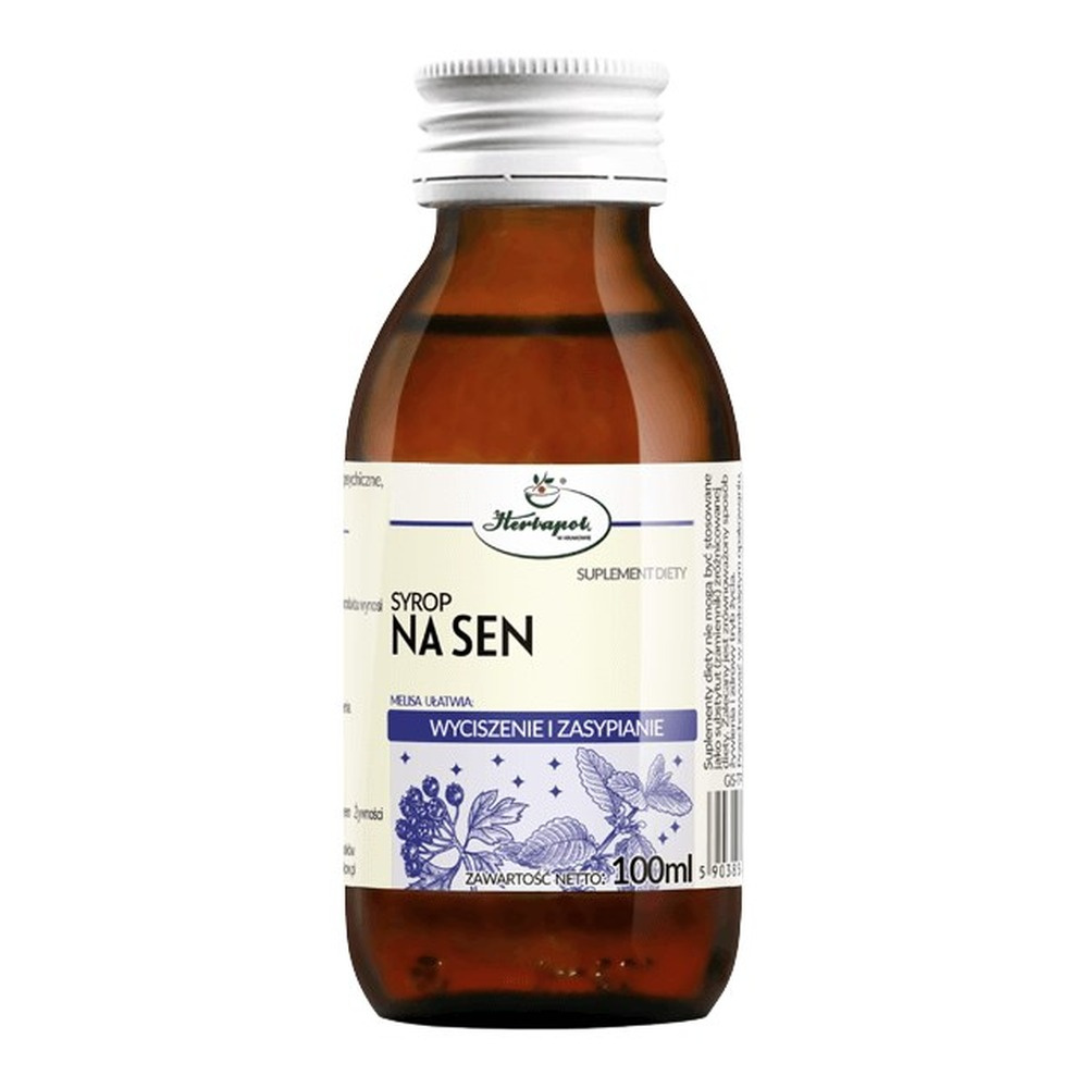 Herbapol Syrop na Sen Wyciszenie i Zasypianie z Melisą i Głogiem 100ml