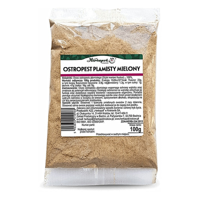 Herbapol Krakow Ostropest Plamisty Owoc Mielony 100g