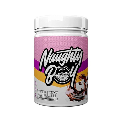 Naughty Boy Advanced Whey Odżywka Białkowa Czekolada Karmel Na Wzrost Mięśni 900g