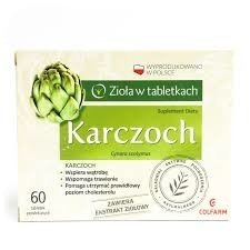 COLFARM Karczoch w tabletkach wspiera Wątrobę Wspomaga Trawienie 60 Tabl.