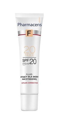 Pharmaceris F Capilar Correction Fluid KryjącySkóra Naczynkowa SPF20 Nude 30ml