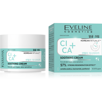 Eveline Korean Rituals Kojący Krem Cica+ na Dzień i Noc 50ml