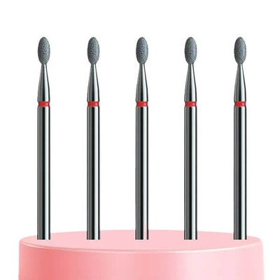 IQ Nails Zestaw Frezów Diamentowych do Skórek Oliwka 5szt