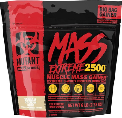 Mutant Mass Extreme 2500 Wysokokaloryczny Gainer Na Budowę Masy Mięśniowej 2720g