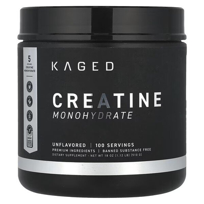 Kaged Muscle Monohydrat Kreatyny w Proszku Na Budowę Masy Mięśniowej i Siłę 510g