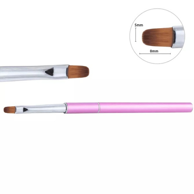 Neonail Pędzelek Naturalny do Żelu Owalny Nr 6 1 Sztuka