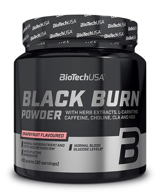 BioTechUSA Black Burn Powder Marakuja Formuła Termogeniczna na Kontrolę Wagi 210g