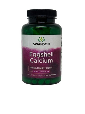 Swanson Eggshell Calcium with Vitamin D-3 - 120 caps
