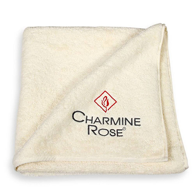 Charmine Rose Profesjonalny Ręcznik Kosmetyczny z Logo 70x140 cm