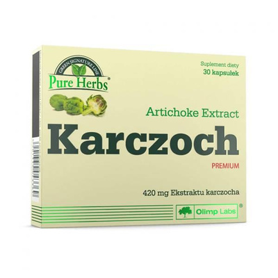 Olimp Karczoch Premium na Wątrobę i Trawienie 30 Kapsułek