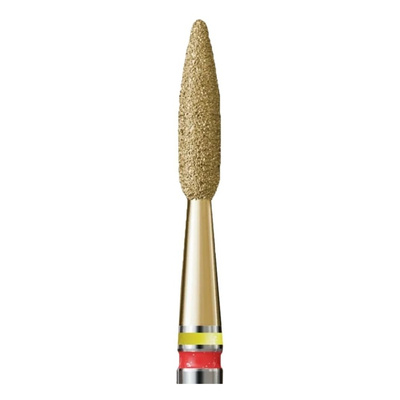 IQ Nails Smart Gold Line Frez Diamentowy 2w1 Długi Płomyk Drobny 2.5mm