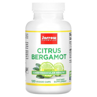 Jarrow Formulas Citrus Bergamot Ekstrakt z Bergamotki Na Wsparcie Zdrowia Serca i Metabolizmu 120 Kapsułek