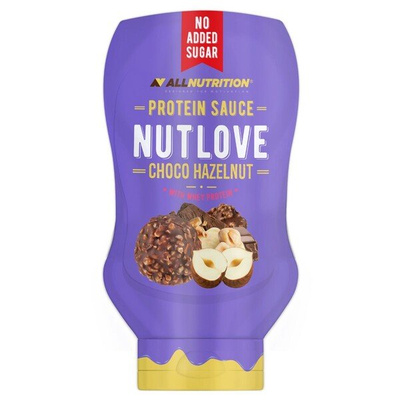 Allnutrition Nutlove Sos Proteinowy Czekoladowo Orzechowy Bez Cukru 280ml