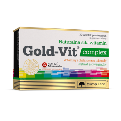 Olimp Gold - Vit Complex Witaminy i Chelatowane Minerały 30 Tabletek