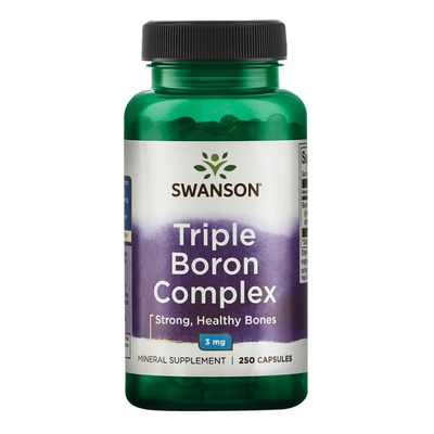 Swanson Triple Boron Complex 3mg na Mocne Kości 250 Kapsułek