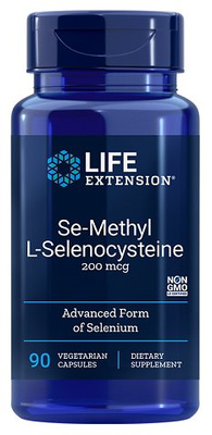 Life Extension Se-Metylo-L-Selenocysteina 200mcg na Wsparcie Antyoksydacyjne 90 Kapsułek Wegańskich