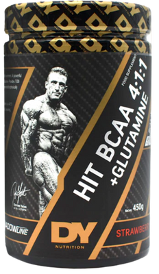 Dorian Yates HIT BCAA 4:1:1 + Glutamine, Strawberry - 450g