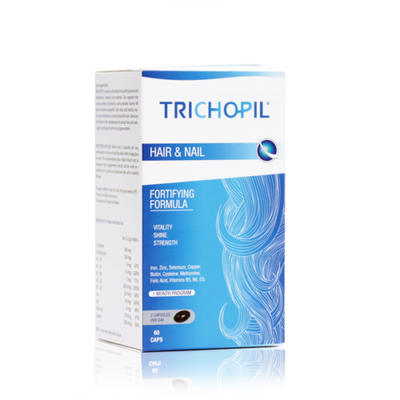 Trichopil Hair & Nail Formuła Fortyfikująca Włosy i Paznokcie dla Witalności Połysku i Siły 60 Kapsułek