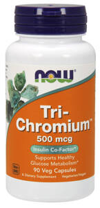 Now Foods Tri-Chromium 500mcg 90 Kapsułek