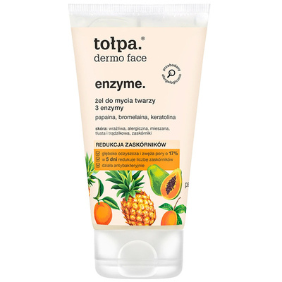 Tolpa Dermo Face Enzymatyczny Żel do Mycia Twarzy z 3 Enzymami 150ml