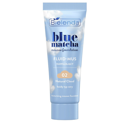 Bielenda Blue Matcha Nawilżający Fluid-Mus 02 Natural Cloud 30g
