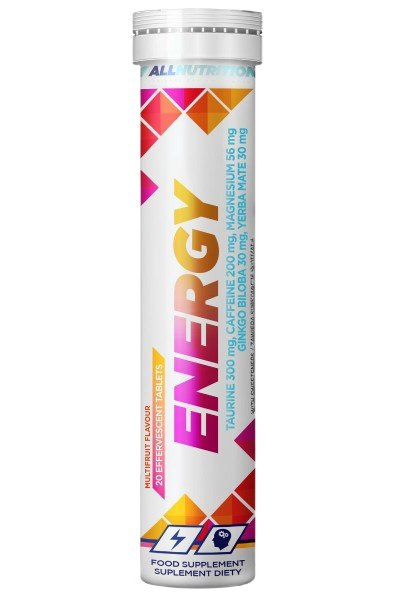 AllNutrition Energy Multifruit Wsparcie Energii i Koncentracji 20 Tabletek