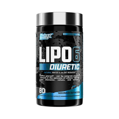 Nutrex Lipo-6 Diuretic Naturalny Diuretyk na Retencję Wody i Wzdęcia 80 Kapsułek