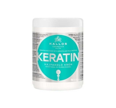 Kallos KJMN Maska Do Włosów z Keratyną Ułatwiająca Prostowanie KERATIN 1000ML